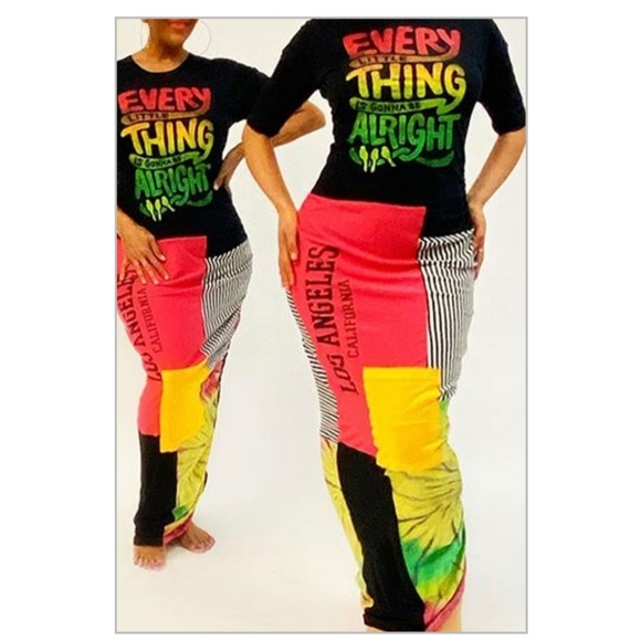 Colorful Maxi Dress - Picture 3 of 4